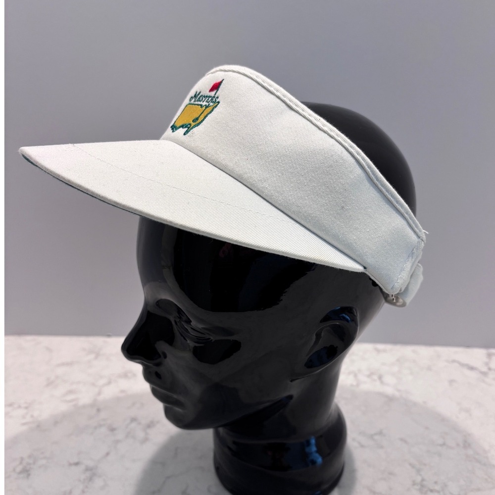 Masters Tournament Golf Visor American Needle White Cotton Adjustable Hat